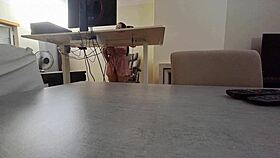 Latina With Big Tits Fucks On Desk During Video Call