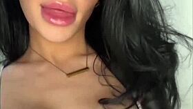 horny british exchange student fucks herself on webcam.