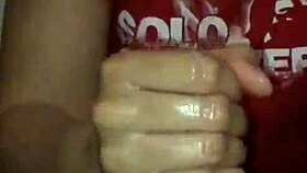 Big Cock Strokes Huge Load Cumshot