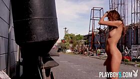 petite russian milf naked outdoor revealing that perfect all natural body