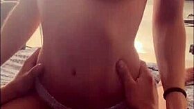 Amateur's first real sex unfolds beautifully