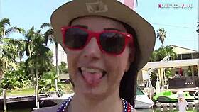 Lovely teen sluts sucking big cocks outdoors