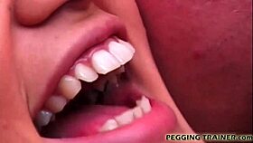 Bold Femdom Teaches Lesson With Strapon Anal And Blowjob