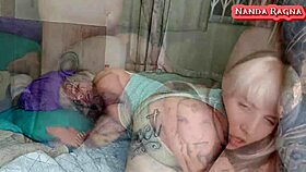 watch this rough blonde get slapped and fucked bent over