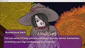 Halloween harem features big tits in missionary with monster cock and cumshot