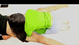 Indian aunt enjoys full sex with assfucking and sucking monster cock