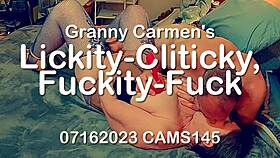 Granny Carmens Lickity-Cliticky Fuckity-Fuck in Hardcore Mature Action