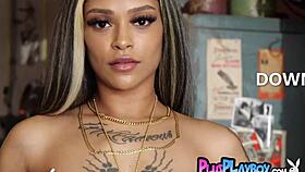 Sexy Small Tits Latina Teen Londyn Chanel Undresses Wildly Hot as Hell