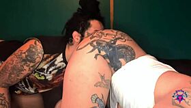 foxxy cumpie - big butt french ginger slut pounded roughly wet blowjob sloppy ass eating & pussy creamy cumpie