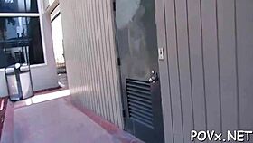 Is this cutie gratified by facials?