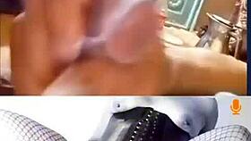 hotty puttta milf receives a massive cum tribute all over her