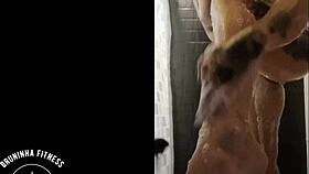 I love watching that redhead shave her wet pussy smooth in the shower