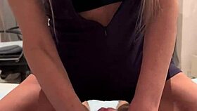 Stepmom assists stepson in bed during first time european homemade encounter