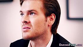 Classy beauties exchange items in glamour stockings