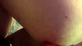 Anal Gaping with Huge Horse Cock Dildo