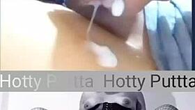 hotty puttta milf receives a massive cum tribute all over her