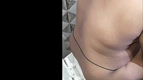 best xxx indian hot brownie step mom pissing in bath room