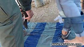 police pull over brunette for cavity search anal assfucking