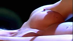 I see Vicky Vette's pink shaved pussy take on a thick interracial dick with cumshot.