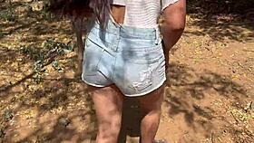 Indian Cute Teen 18+ Gf Fucked Hard in Forest