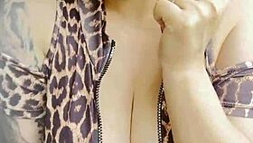 Blonde's big natural tits out for you, ready for intense action