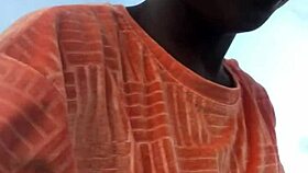 Crazybitch folds clothes while twerking