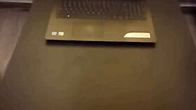 Huge cumshot from hard cock, that's impressive!