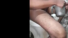 best xxx indian hot brownie step mom pissing in bath room