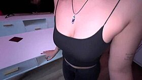 Young Slut Licks Balls and Gets Facial Cumshot