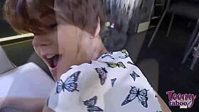 18yo pussy creampie Adalind Gray fucks stepdad Seth Brogan in bed. Quickie riding ends with wet finish.