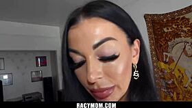 stepson overhears his stepmom nikita reznikova on a whorish phone call, then she blows him pov