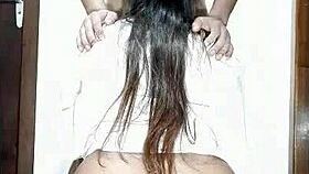 surprising two cumshots in teen ass