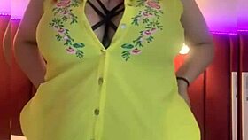 Mature BBW in the Kitchen