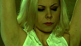 Can Hot Blonde Slave Handle Horny Madame's Hardcore Fingering?