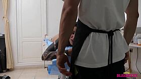 Busty married milf teacher gets huge massage