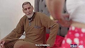 Milf Gia White humiliates her husband with the trainer 😈