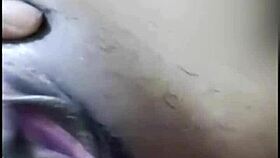 Filipina girlfriend's video call sex with roommate in bedroom