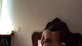 Cute girlfriend enjoys passionate sex