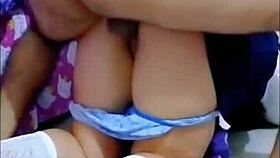 After Beers, I Spy Mexican Student Masturbating, Punish Her with Assfucking and Creampie After Classes