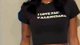 Watch Aitana as she dances very sexy, her body moving in ways that intrigue and excite, blending innocence with seduction