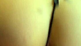 Hard anal and massive creampie with petite 18+ latina lingerie model - pov vertical sex