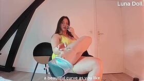 I’m Obsessed with Luna Doll’s Feet Controlling Me in POV