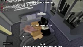 fucking a cute catgirl on roblox condo