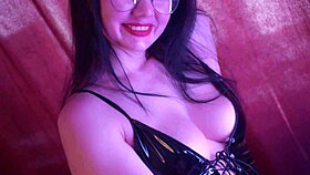 Ever seen a lecherous wife pegging and making him cum?