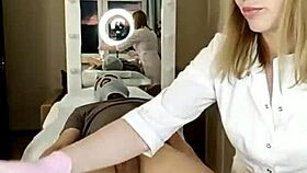 Russian beauty shaves before hard fucking 😍