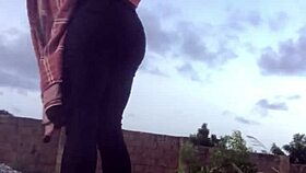 Crazybitch folds clothes while twerking