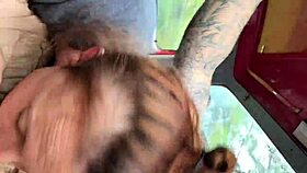 slut sucking cock with intense emotion