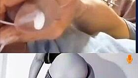 hotty puttta milf receives a massive cum tribute all over her