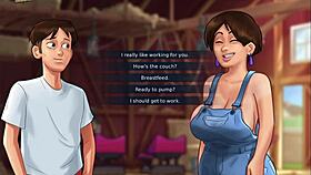 Big Tits Clash with Monster Cock in Summertime Saga Adventure