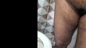 best xxx indian hot brownie step mom pissing in bath room
